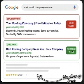 Google search results